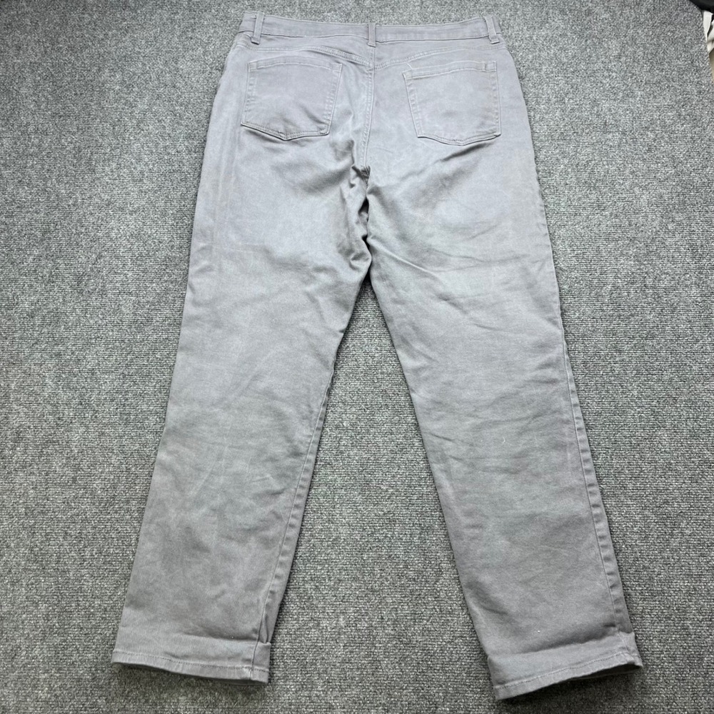 Gloria Vanderbilt Amanda Classic High Rise‎ Tapered Gray Twill Denim Jeans